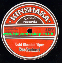 7" Cold Blooded Viper/Dub - RAS ZACHARRI