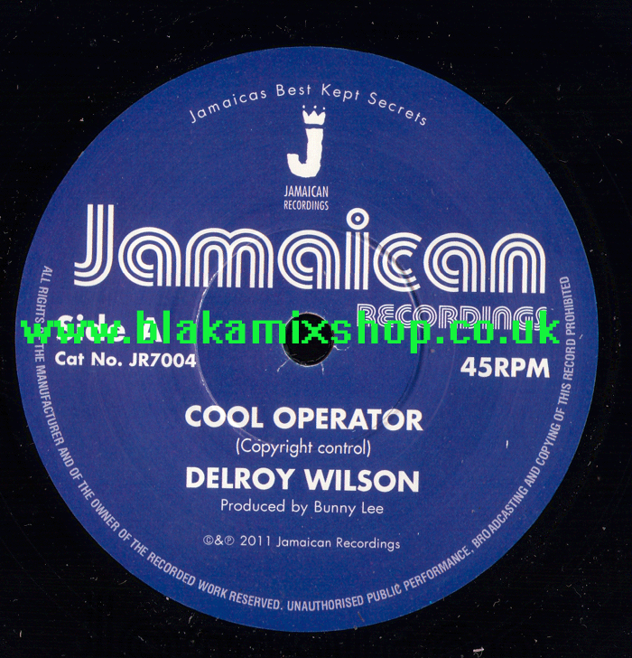7" Cool Operator/Version DELROY WILSON