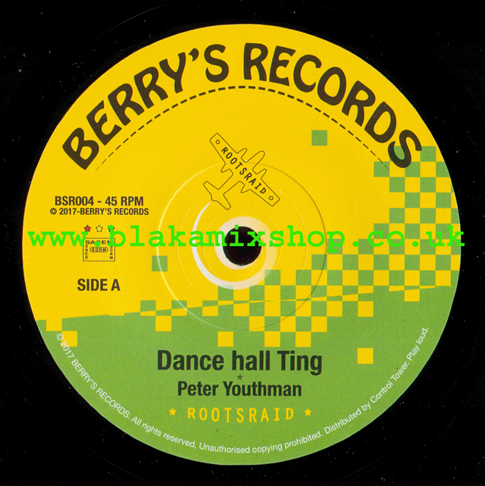 7" Dance hall Ting/Riddim The Job PETER YOUTHMAN