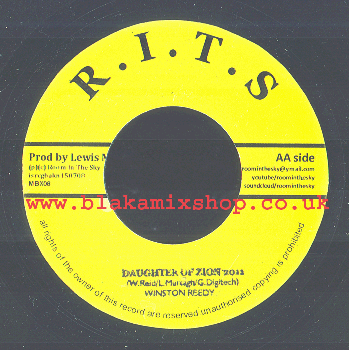 7" Daughter Of Zion/Rendevous WINSTON REEDY/MAUREEN P & SKYCRU