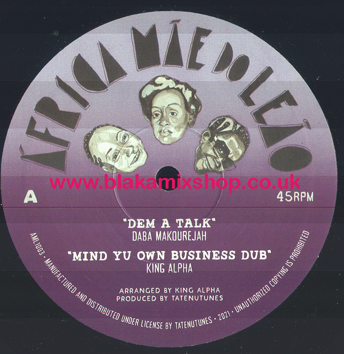 10" Dem A Talk [4 Mixes] DABA MAKOUREJAH/KING ALPHA