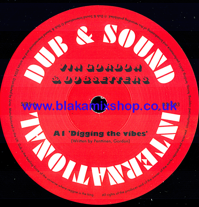 12" Digging The Vibes [3 Mixes] VIN GORDON