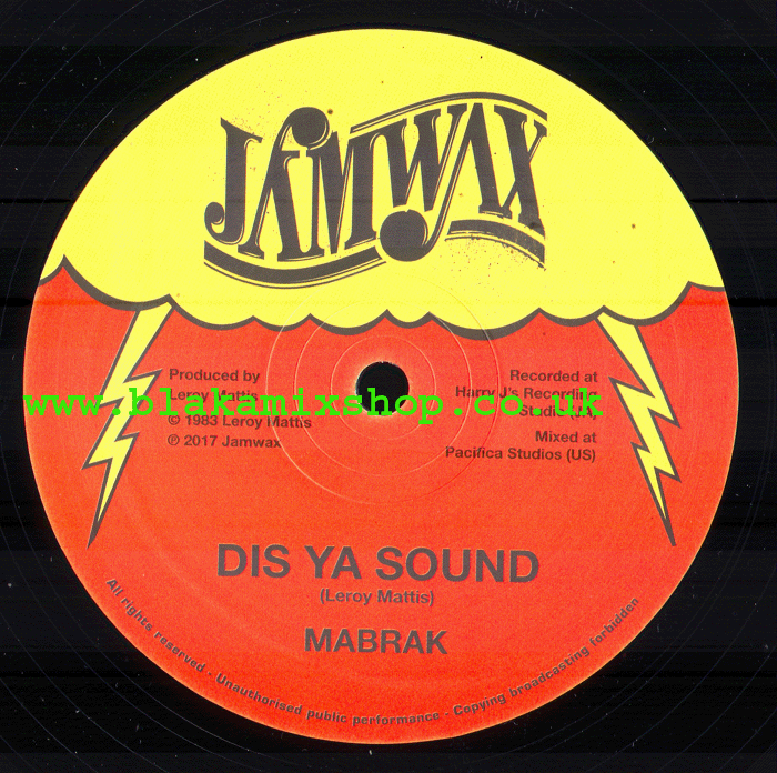12" Dis Ya Sound/Dis Ya Riddim MABRAK