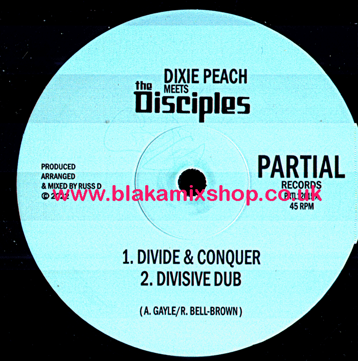 12" Divide & Conquer [4 Mixes] DIXIE PEACH meets THE DISCIPLES