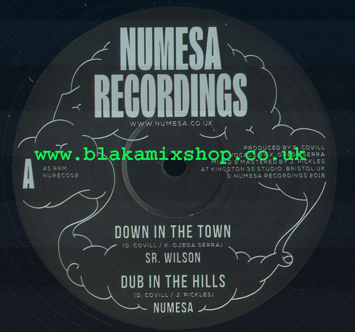 12" Down In The Town/Rockers Swing SIR WILSON/NUMESA