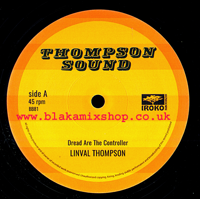 12" Dread Are The Controller/Dub LINVAL THOMPSON