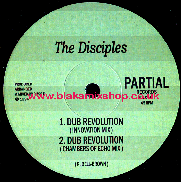 12" Dub Revolution [3 Mixes] THE DISCIPLES