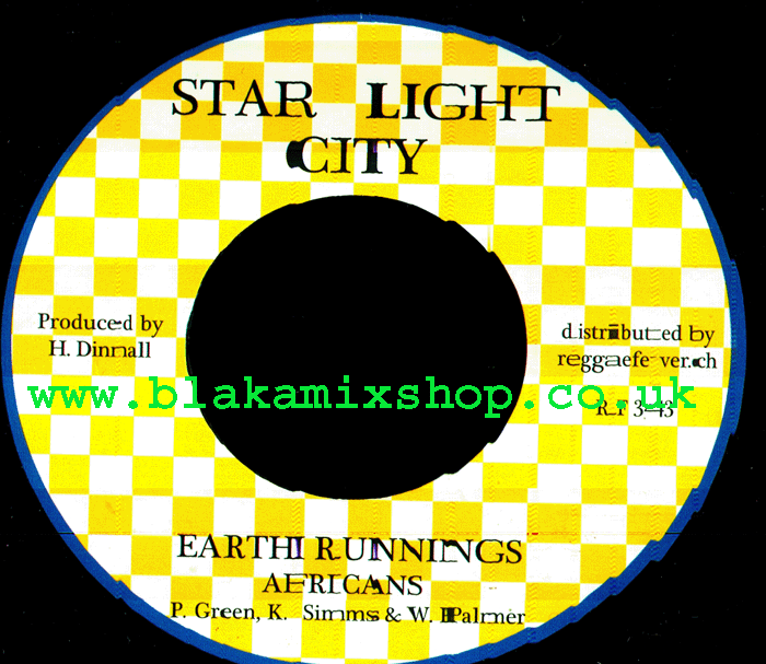 7" Earth Runnings/Version AFRICANS