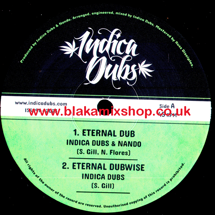 12" Eternal Dub/Sacred Fire INDICA DUBS & NANDO