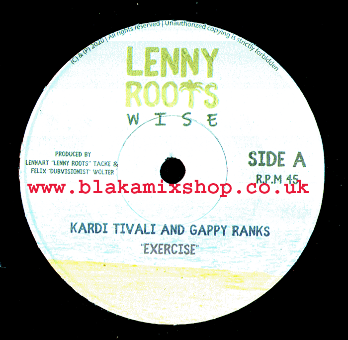 7" Exercise/Dub KARDI TIVALI & GAPPY RANKS