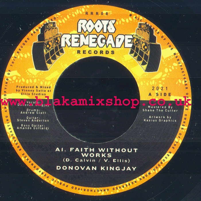 7" Faith Without Works/Dub DONOVAN KINGJAY