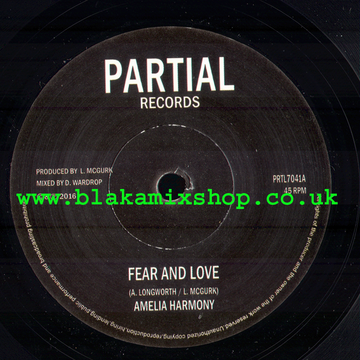 7" Fear And Love/Version AMELIA HARMONY