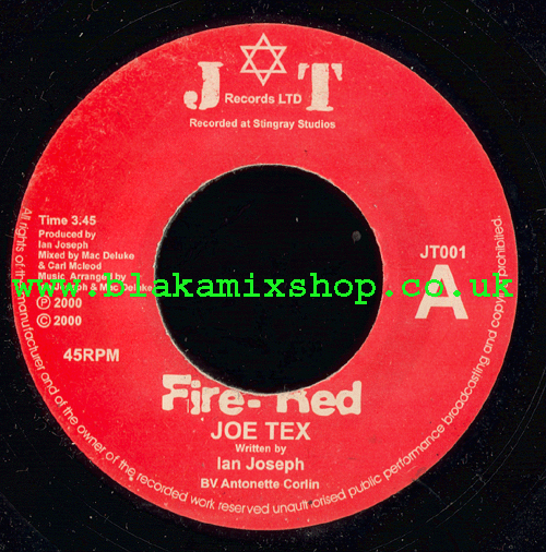 7" Fire Red/Version - JOE TEX