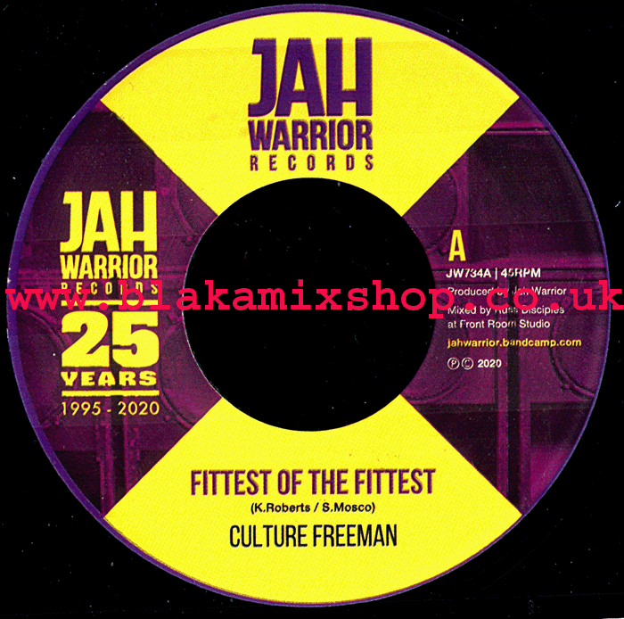 7" Fittest Of The Fittest/Dub- CULTURE FREEMAN