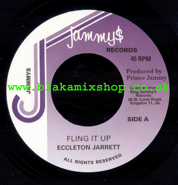 7" Fling It Up/Dub ECCLETON JARRETT