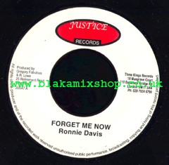7" Forget Me Now/Take Heed - RONNIE DAVIS