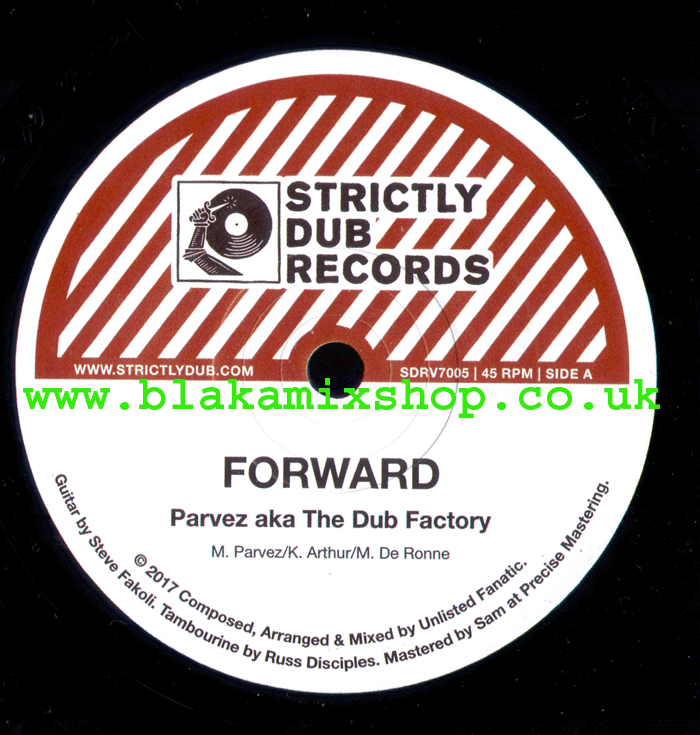 7" Forward/Forward Dub PARVEZ AKA THE DUB FACTORY