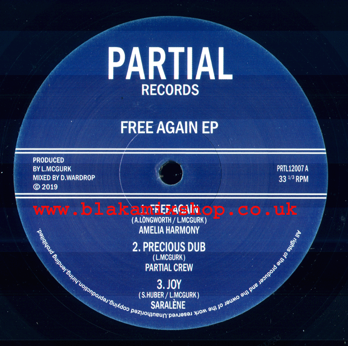 12" Free Again EP VARIOUS ARTIST