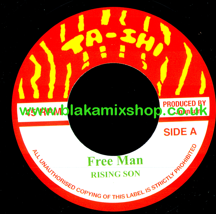 7" Free Man/Dub RISING SON