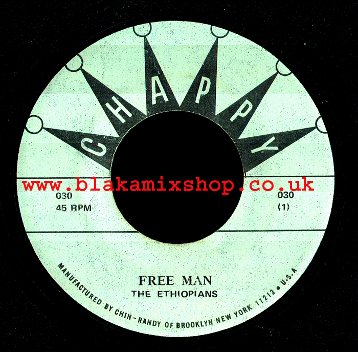 7" Free Man/Rim Bam Bam THE ETHIOPIANS