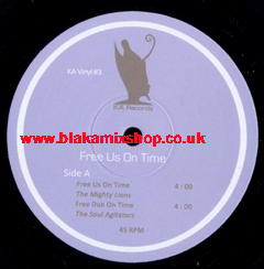 10" Free Us On Time/Them A Run THE MIGHTY LIONS/EARL WONDER