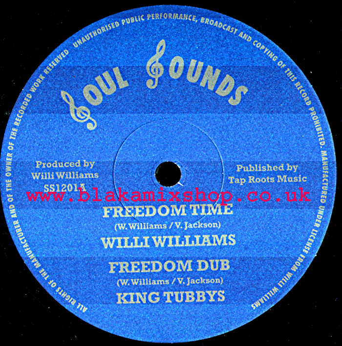 12" Freedom Time/Armagideon Time WILLI WILLIAMS