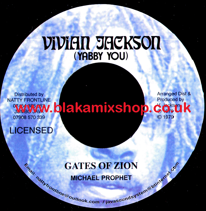 7" Gates Of Zion/Dub Mix MICHAEL PROPHET