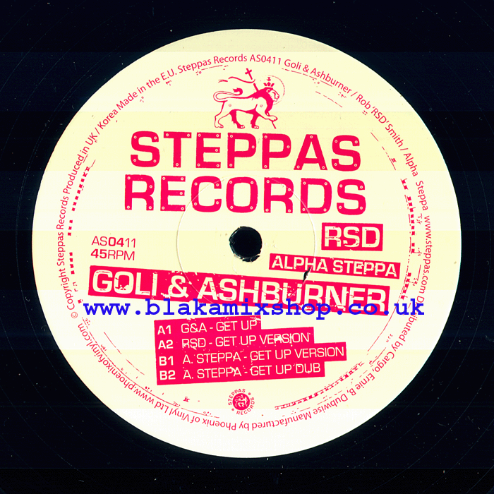 12" Get Up [4 mixes] GOLI & ASHBURNER