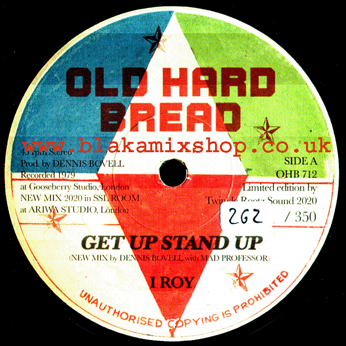 7" Get Up Stand Up/Stand Tall I ROY/DENNIS BOVELL