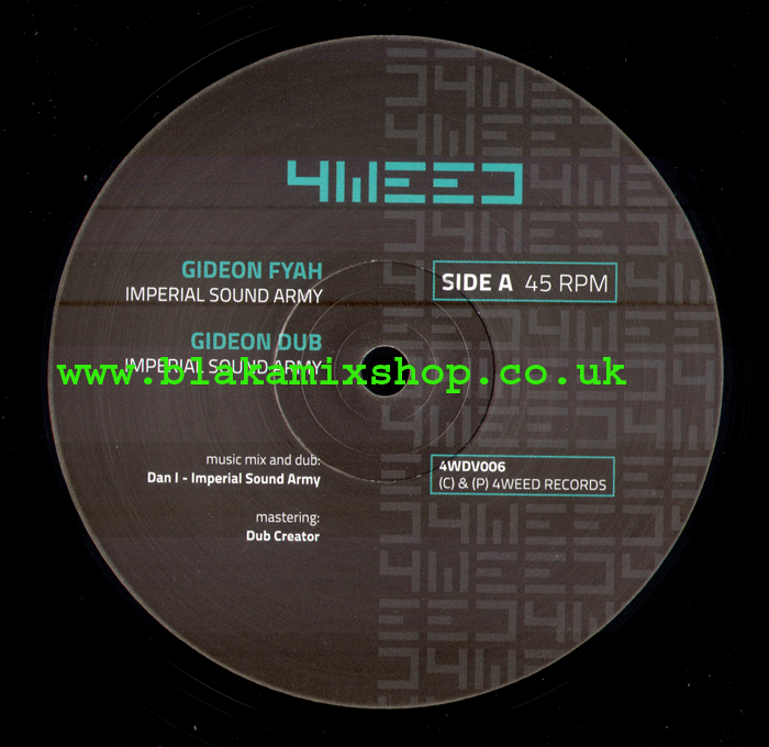 12" Gideon Fyah/Hard Dreamy Dub IMPERIAL SOUND ARY/ELND