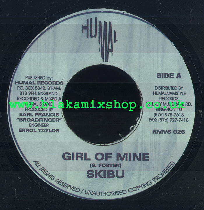7" Girl Of Mine/Version SKIBU