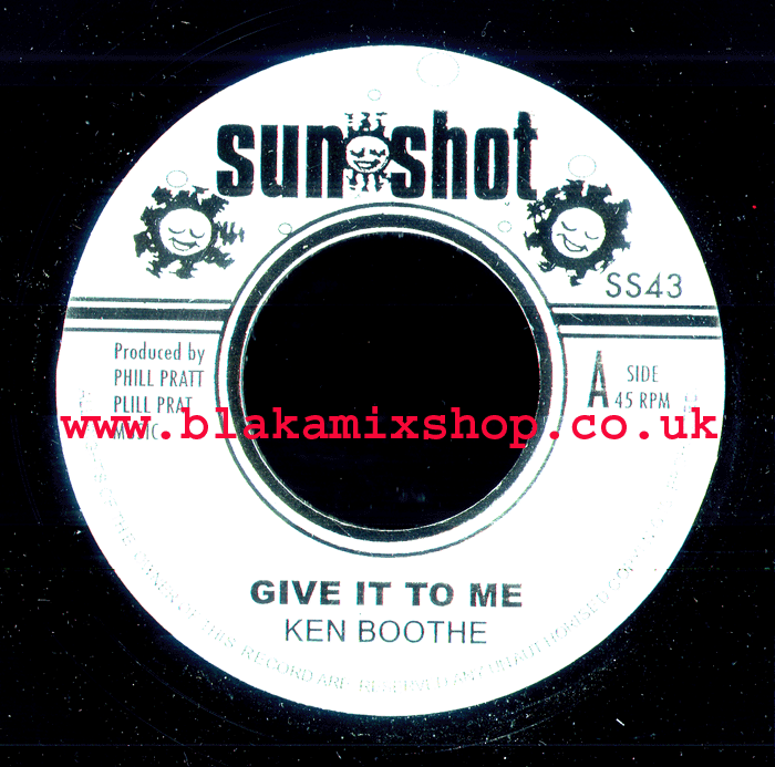 7" Give It To Me/Musical Air Raid KEN BOOTHE/I ROY