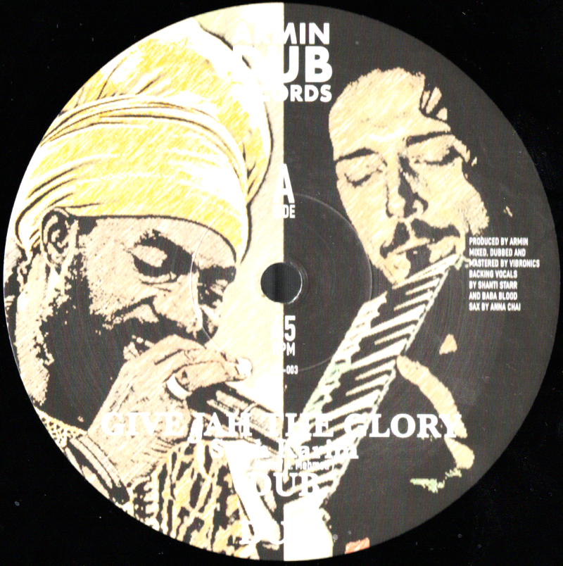 12" Give Jah The Glory[5 Mix's]- SAAH KARIM