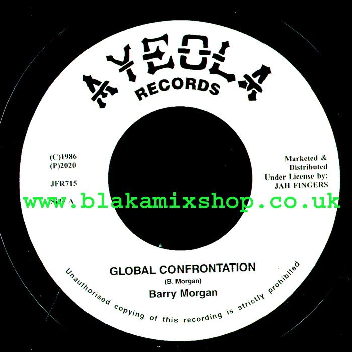 7" Global Confrontation/Ripper BARRY MORGAN