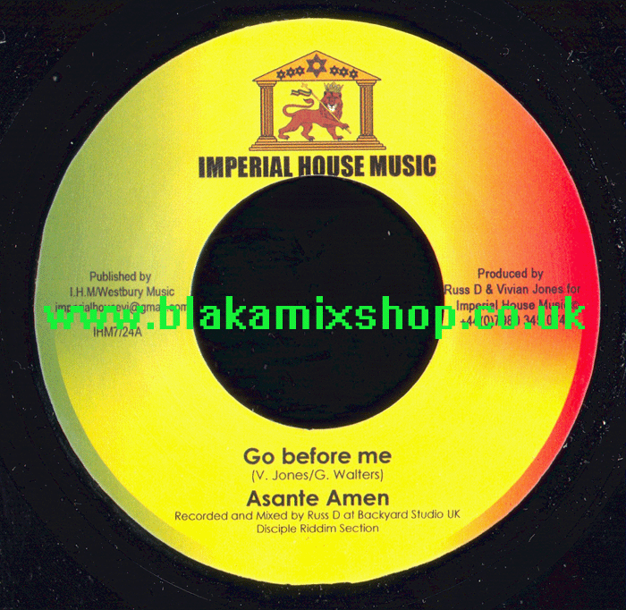 7" Go Before Me/Version ASANTE AMEN