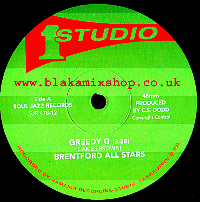 12" Greedy G/Granny Scratch Scratch BRENTFORD ALL STARS/DUB SP