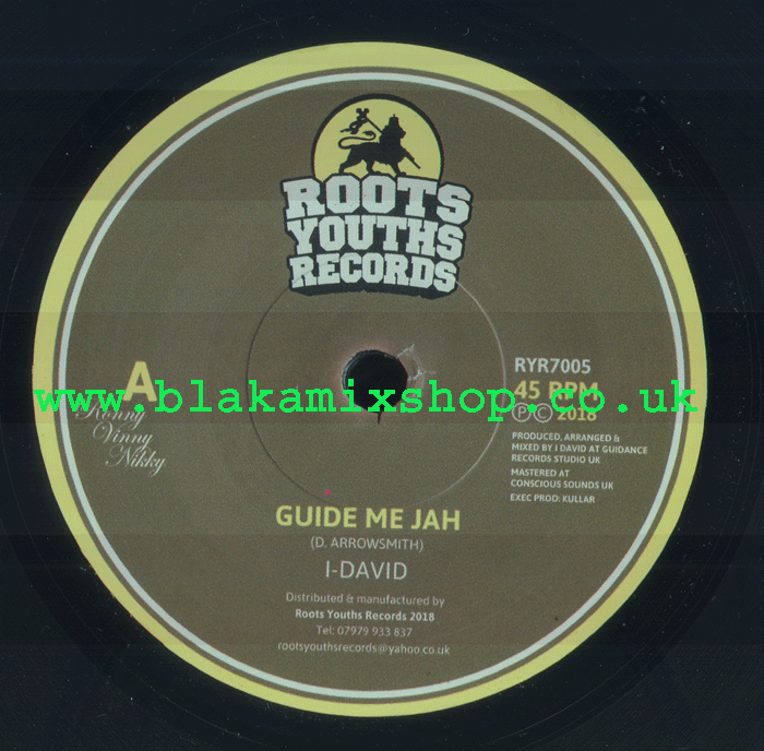 7" Guide Me Jah/Version- I-DAVID