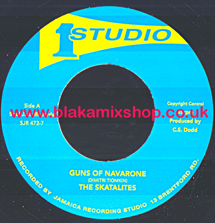 7" Guns Of Navarone/Marcus Garvey THE SKATALITES/BONGOMAN BYFI
