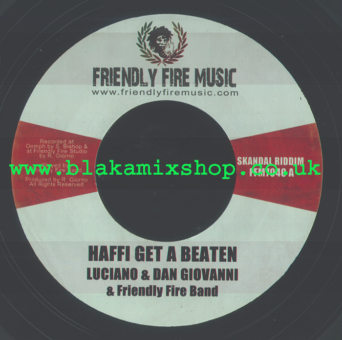 7" Haffi Get A Beaten/Man Like Me LUCIANO & DANN GIOVANNI/MYKI