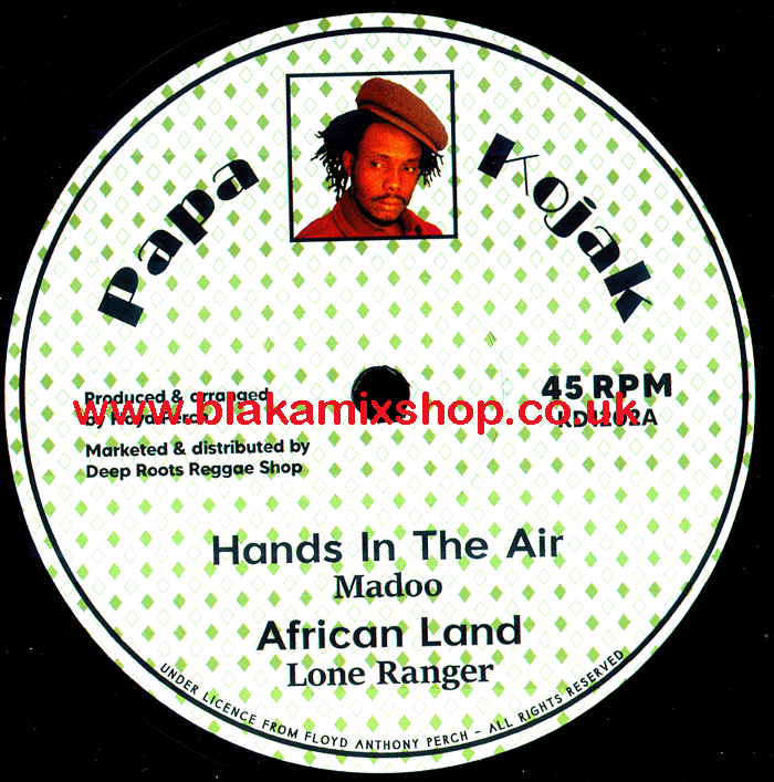 12" Hand In The Air/African Land MADOO/LONE RANGER/SCIENTIST