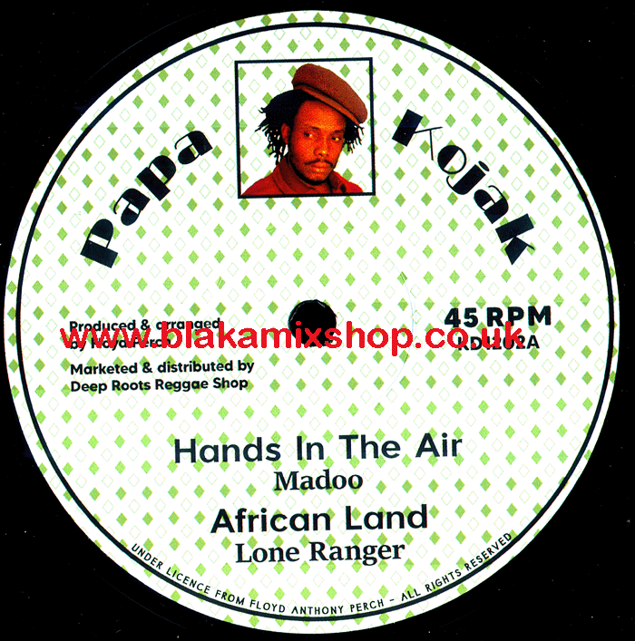 12" Hands In The Air/African Land MADOO/LONE RANGER/SCIENTIST