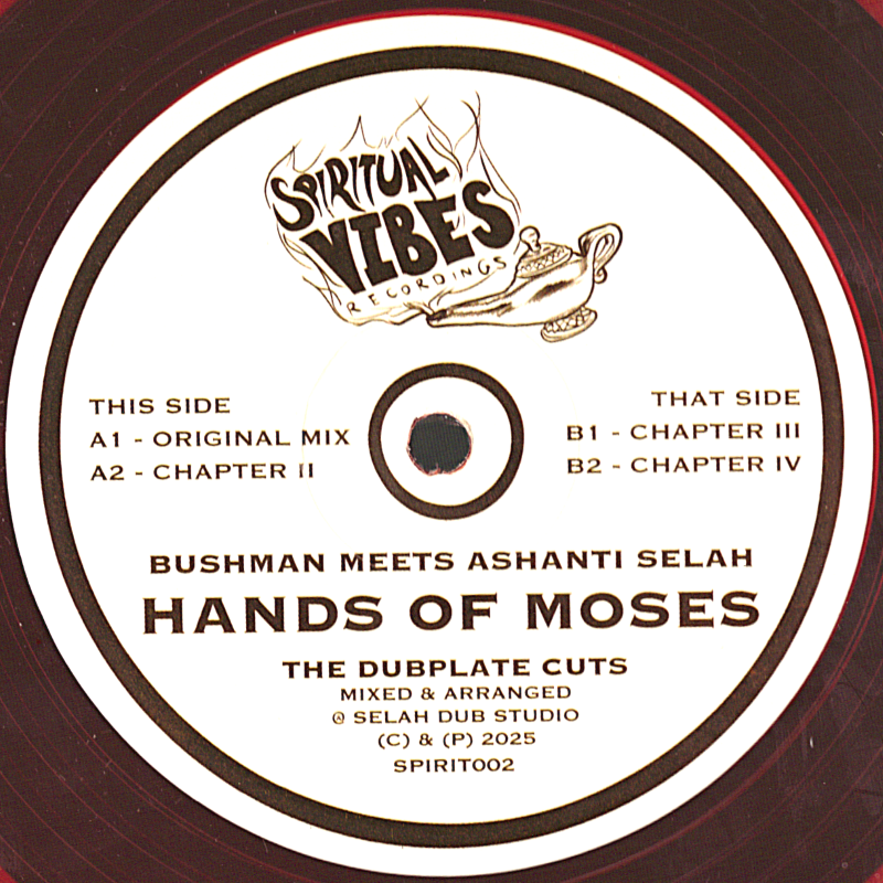 12" Hands Of Moses[4 Mix's] -BUSHMAN meets ASHANTI SELAH