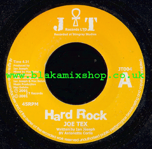 7" Hard Rock/Attack On America - JOE TEX