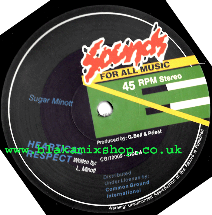 12" Heartical Respect/Dubspect SUGAR MINOTT