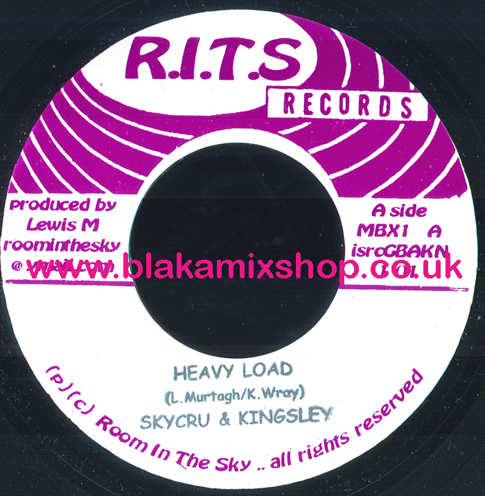 7" Heavy Load/Plastic Rice Riddim SKYCRU & KINGSLEY/SKYCRU