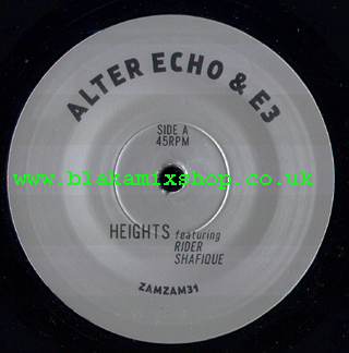 7" Heights/The Sound Tonight - ALTER ECHO & E3 ft. RIDER SHAFIQU