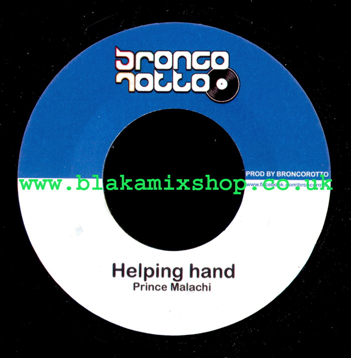 7" Helping Hand/130 Souls PRINCE MALACHI/Mc BACO & BLACKOUT JA