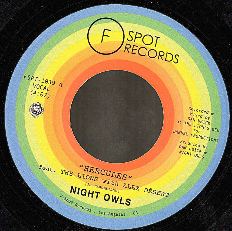 7" Hercules/Tell It Like It Is- NIGHT OWL