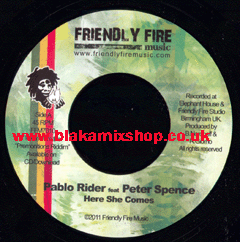 7" Here She Comes/Total Destruction - PABLO RIDER feat. PETER SP