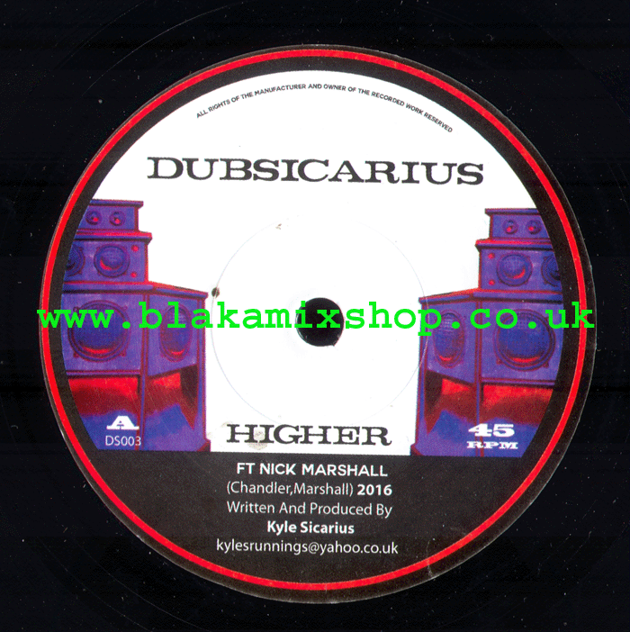 7" Higher/Dub NICK MARSHALL